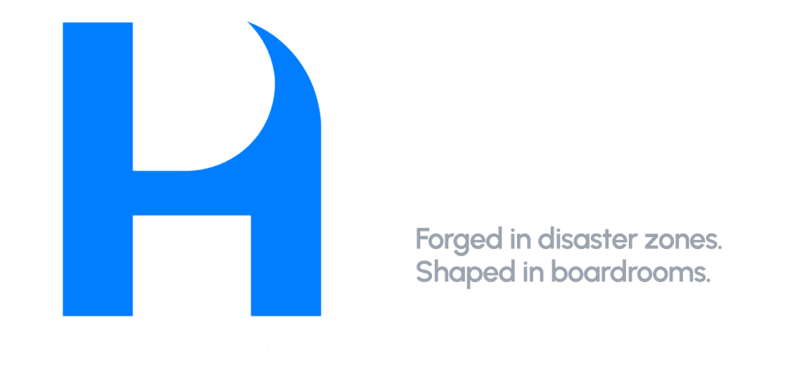 HumbleRhino. Lead Strong. Stay Humble. Forged in disaster zones. Shaped in boardrooms.